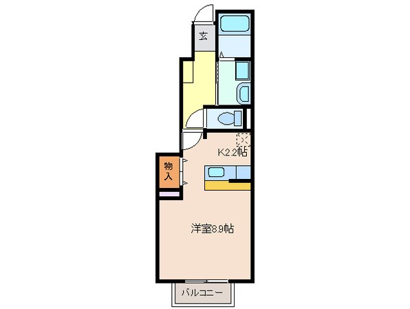 内部駅 徒歩7分 1階の物件間取画像